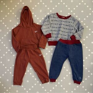 Toddler Boys 4T Matching Sweatpants Hoodie Sweatshirt Set